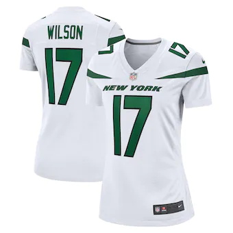 womens nike garrett wilson white new york jets game player 